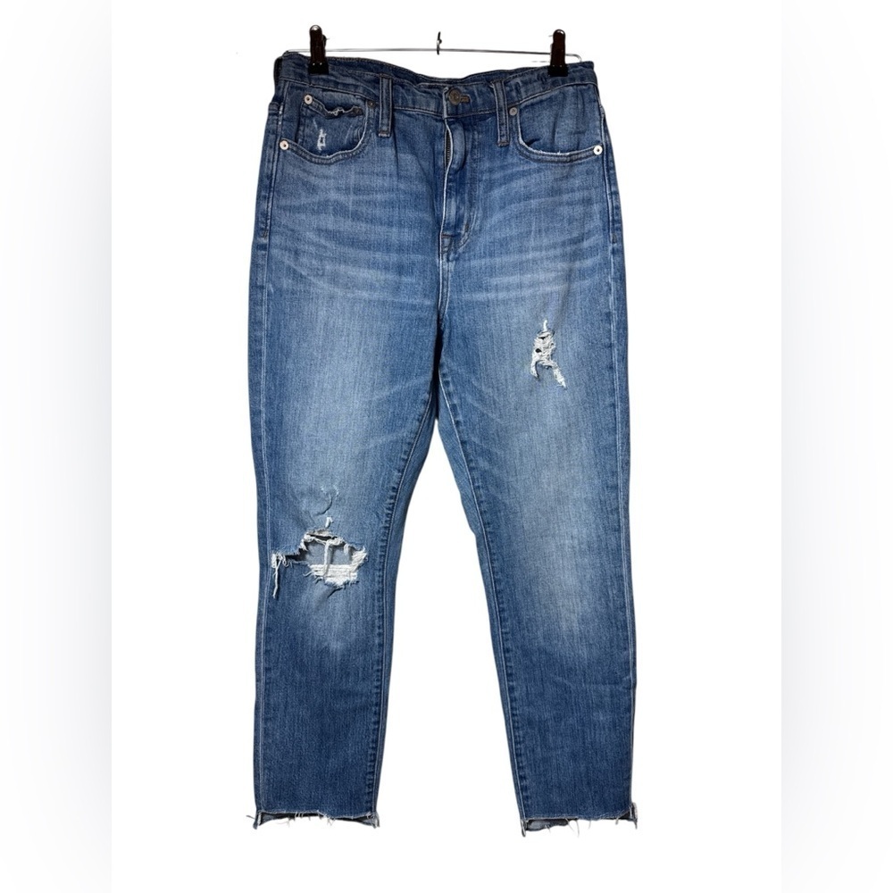 Madewell The High Rise Slim Boyjean Blue Women Size 27